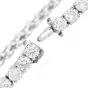 Vintage Classic 8.75 Carat Diamond Platinum Tennis Line Bracelet