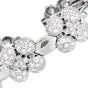 Vintage Inspired Diamond Clover 18K Gold Cuff Bracelet-Dover Jewelry