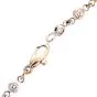 Estate 15.75cts Diamond 14K Two Tone Long By the Yard Necklace-Dover Jewelry