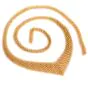 Tiffany & Co. Estate 18K Gold Chevron Mesh Necklace-Dover Jewelry