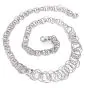 Estate Buccellati 18K Gold Intertwining Circle Link Chain Necklace -Dover Jewelry