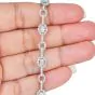 Estate 4.00 carat Diamond 18K Gold Oval Halo Link Bracelet|Dover Jewelry|