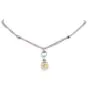 Leo Pizzo Fancy  Yellow Diamond 18k Gold Dangle Pendant Necklace