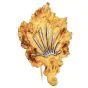 Vintage Buccellati 18K Gold Hand Engraved Layered Leaf Brooch-Dover Jewelry