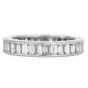 Vintage Oscar Heyman 2.45 carat Diamond Platinum Eternity Band Ring |DoverJewelry|