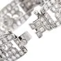 Vintage Art Deco  12cts  Diamond Platinum Link Bracelet