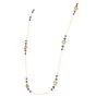 Tiffany & Co. Vintage Amethyst 18K Gold Clover Motif Station Necklace-Dover Jewelry