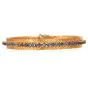 Vintage 3.66 carat Sapphire 18K Italian Gold Fancy Link Bracelet |Dover Jewelry|