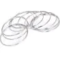 Vintage Retro 18K White Gold 11 Stacking Diamond Bangle Bracelets |Dover jewelry|