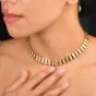 Vintage Cartier Swiss Cleopatra 18K Yellow Gold Choker Necklace