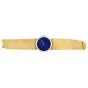 Vintage Piaget Lapis Dial Diamond 18K Mesh Gold Ladies Watch