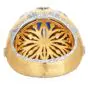 Buccellati Cabochon Sapphire Diamond 18K Gold Cocktail Ring |Doverjewelry|