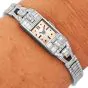 Antique Platinum 5.90cts Diamond Bracelet Ladies Watch|Dover Jewelry|