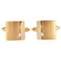 Vintage BIRKS 18K Yellow Gold Diamond Square Men Cufflinks|Dover Jewelry|