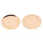 Tiffany & Co. 14K Yellow Gold Statement Oval Disc Men Cufflinks 