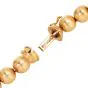 Estate Buccellati 18K Solid Gold Satin Beaded Ball Link Necklace|Dover Jewelry|
