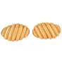 Vintage 1970s Buccellati 18K Gold Oval Ridged Cufflinks|DoverJewelry|