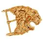 Estate David Webb Lion Head 18K Yellow Gold Belt Buckle ||Dover Jewelry