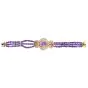 Estate Amethyst Diamond 18K Gold Multi Strand Statement Bracelet|Dover Jewelry|