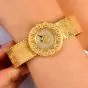 Buccellati Eliochron Diamond 18k Yellow Gold Bracelet Watch