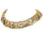 Estate 2.00cts Diamond 18K Gold Wide Tubogas Choker Necklace|Dover Jewelry|