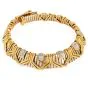 Estate 2.00cts Diamond 18K Gold Wide Tubogas Choker Necklace|Dover Jewelry|