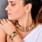 Estate 2.00cts Diamond 18K Gold Wide Tubogas Choker Necklace|Dover Jewelry|