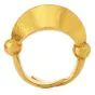 Vintage Ilias Lalaounis 22K Gold Hammered Dome Statement Ring|Dover Jewelry|
