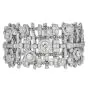 CHANEL Tweed de Chanel 12.0cts Diamond 18K Gold Wrap Bracelet  |Dover Jewelry|