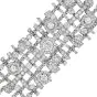 CHANEL Tweed de Chanel 12.0cts Diamond 18K Gold Wrap Bracelet  |Dover Jewelry|