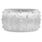 Vintage Buccellati 2.75cts Diamond 18K White Gold Rigato Tulle Cuff Bracelet