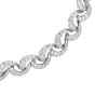 Estate 5.08cts Diamond 18K Two Tone Fancy Link Statement Choker Necklace