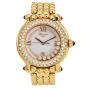 Chopard Happy Sport 18K Yellow Gold Diamonds Ruby Watch Ref 4144 |Dover Jewelry|