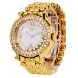 Chopard Happy Sport 18K Yellow Gold Diamonds Ruby Watch Ref 4144 |Dover Jewelry|