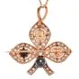 Vintage GIA Natural Saltwater Pearl Old Cut Diamond 18K Gold Brooch Pendant|Dover Jewelry|