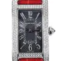 Cartier Tank Americaine Automatic White Gold Diamond Ladies  Watch 2490