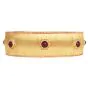 Vintage Buccellati 4.00cts Ruby 18K Gold Open Cuff Wide Bracelet|Dover Jewelry|