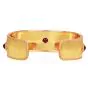 Vintage Buccellati 4.00cts Ruby 18K Gold Open Cuff Wide Bracelet|Dover Jewelry|