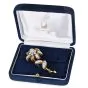 Van Cleef & Arpels 3.5 carats Diamond 18K Gold Flower Lapel Brooch