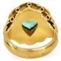 AGL Certified Heart Colombian 3.00carat  Emerald 18K Gold Statement Ring|Dover Jewelry|