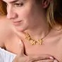 Federico Buccellati Vintage 18K Gold Maple Leaf Necklace|Dover Jewelry|