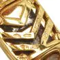 Marina B Circa 1980 Mother of Pearl 18K Gold Link Cuff Bracelet|Dover Jewelry|