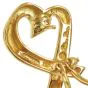 Tiffany & Co. Paloma Picasso 18K Yellow Gold Heart Ribbon Earrings|Dover Jewelry|