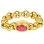 Tiffany & Co. Paloma Picasso Pink Tourmaline 18K Gold Statement Bracelet|Dover Jewelry|