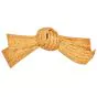 Vintage Buccellati 18K Gold Italian Woven Textured Bow Brooch |Dover Jewelry|