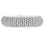French 40.00 carats Diamond Platinum Wide Tennis Wrap Bracelet|Dover Jewelry|