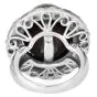 18K White Gold South Sea Pearl 2.82cts Diamond Halo Cocktail Ring|Dover Jewelry|