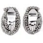 Estate 11.30 carats Diamond 18K White Gold Wrap Earrings|Dover Jewelry|