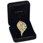 Tiffany & Co. Diamond Emerald 18K Gold Sea Conch Shell Brooch|Dover Jewelry|