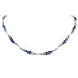 Estate Sapphire Diamond 18K Gold Ombre Tennis Necklace|Dover Jewelry|